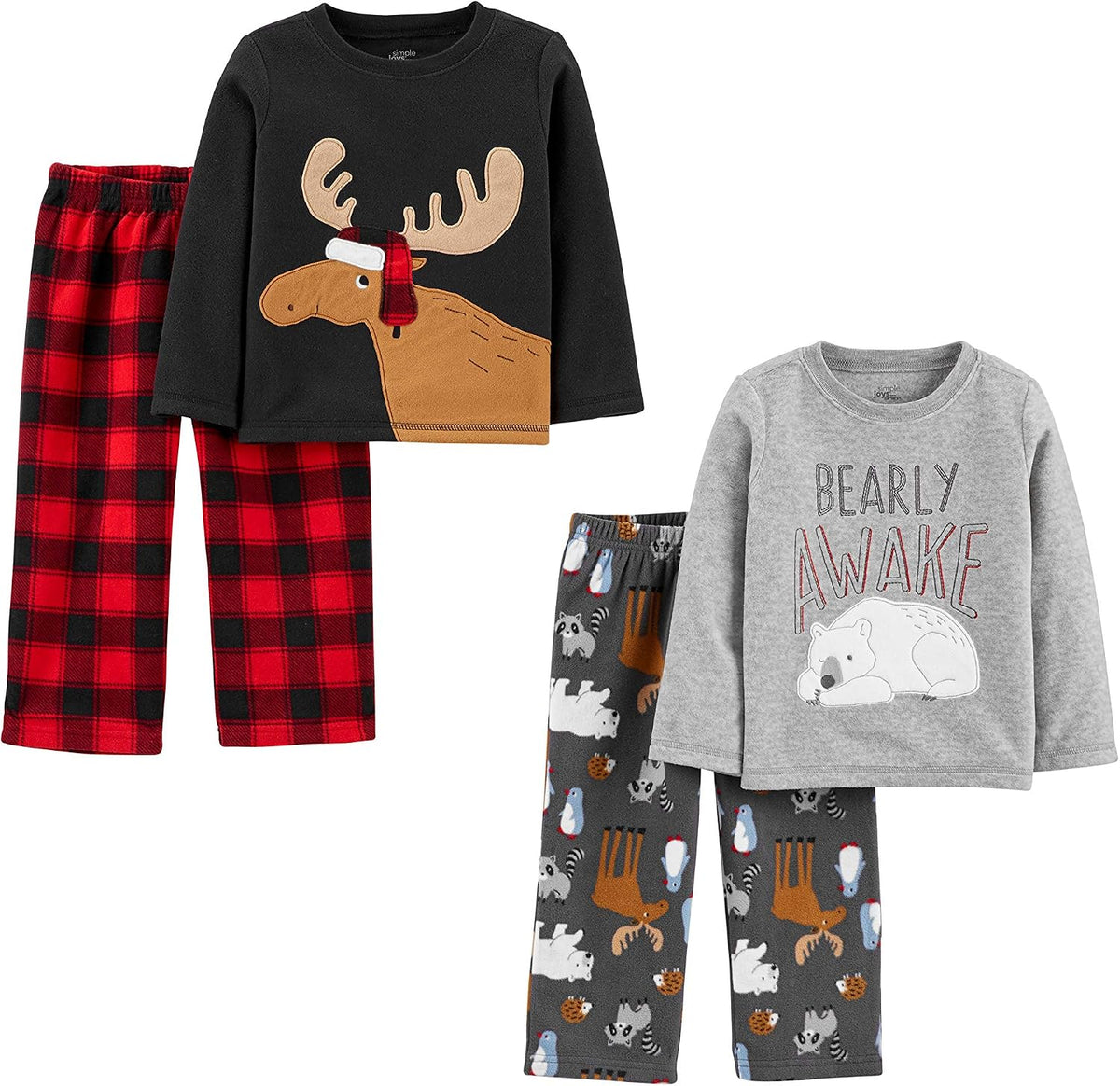 Simple Joys by Carter's Boys 4 piece Pajama Set