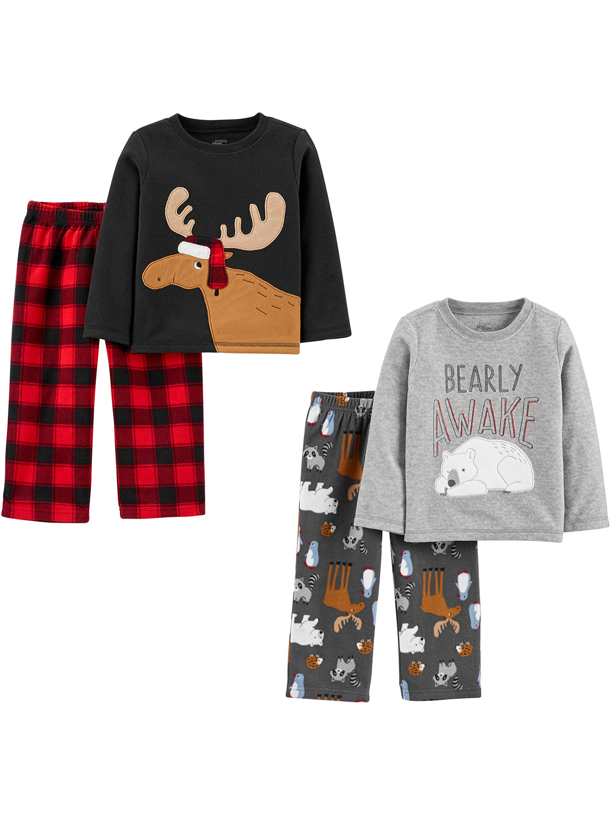 Simple Joys by Carter's Boys 4 piece Pajama Set