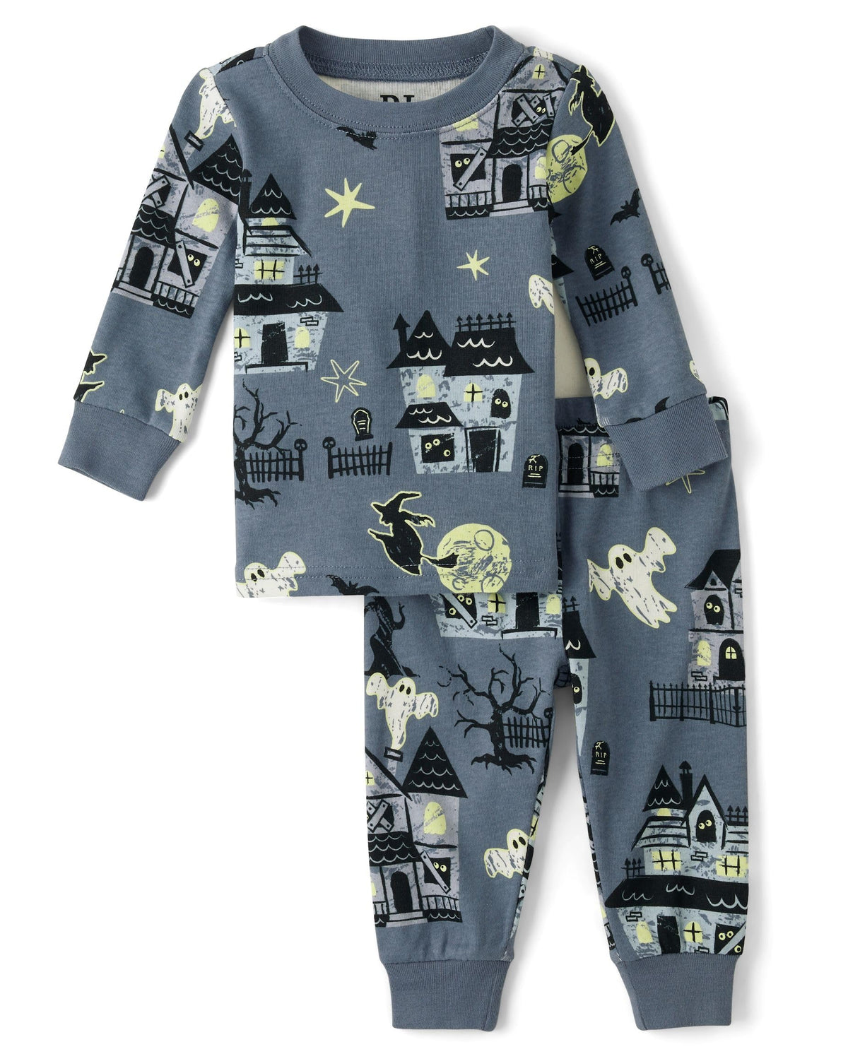 The Children's Place Family Matching Halloween and Holiday Pajama Sets, Cotton