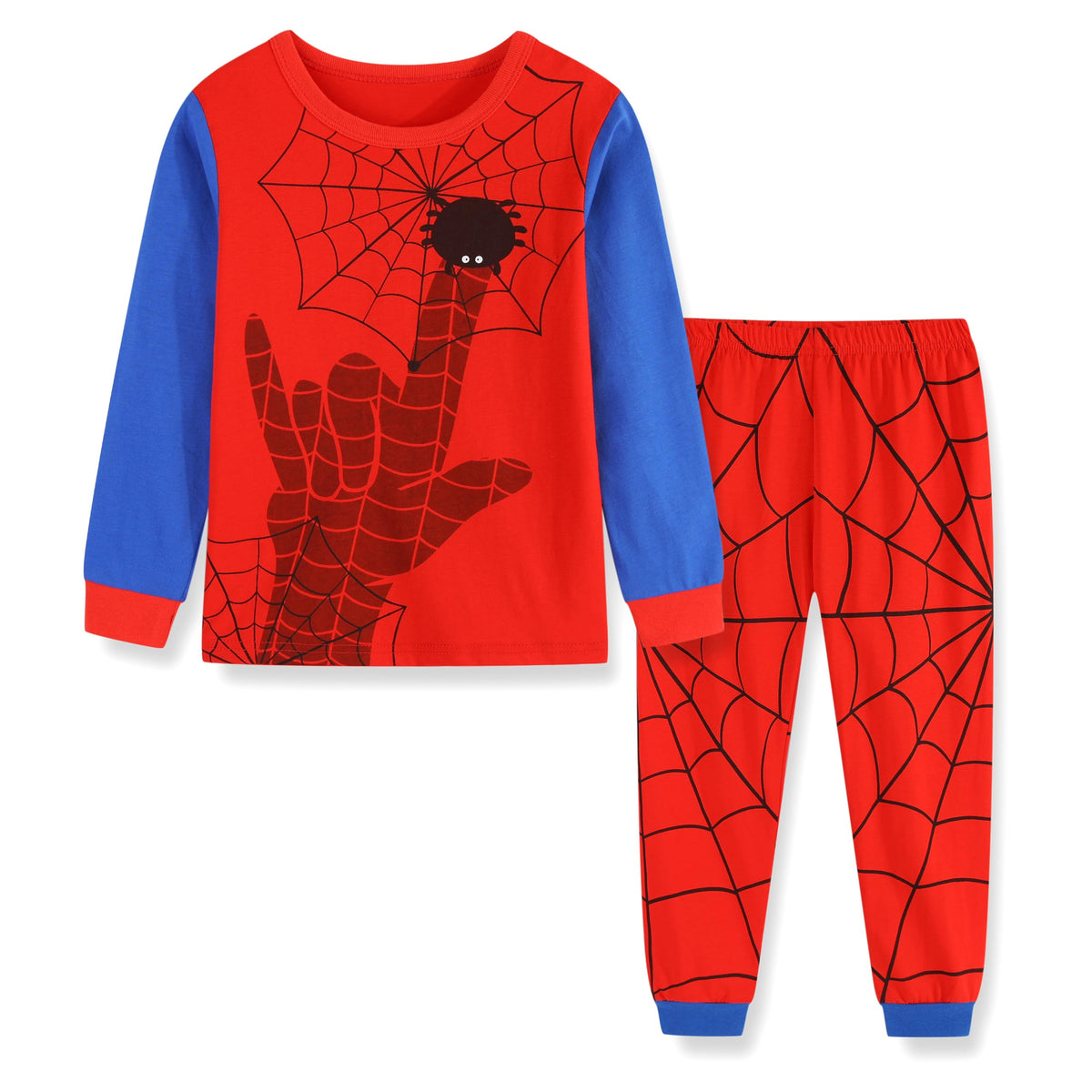 Toddler Boys Long Sleeve Rocket Dinosaur Pajamas Sets Pjs Cotton Sleepwear Infant Kids