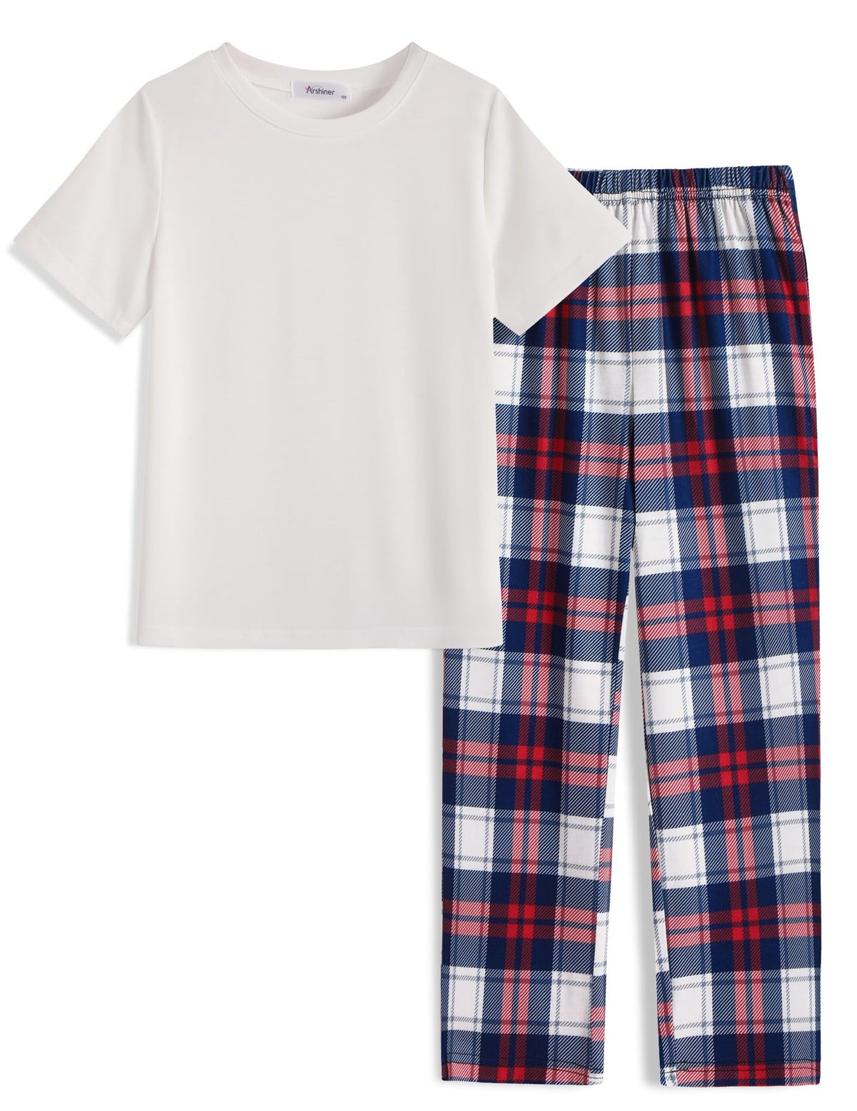 Arshiner Boys Pajamas Short Sleeve Long Pants 2 Piece Pajama Set for Boys