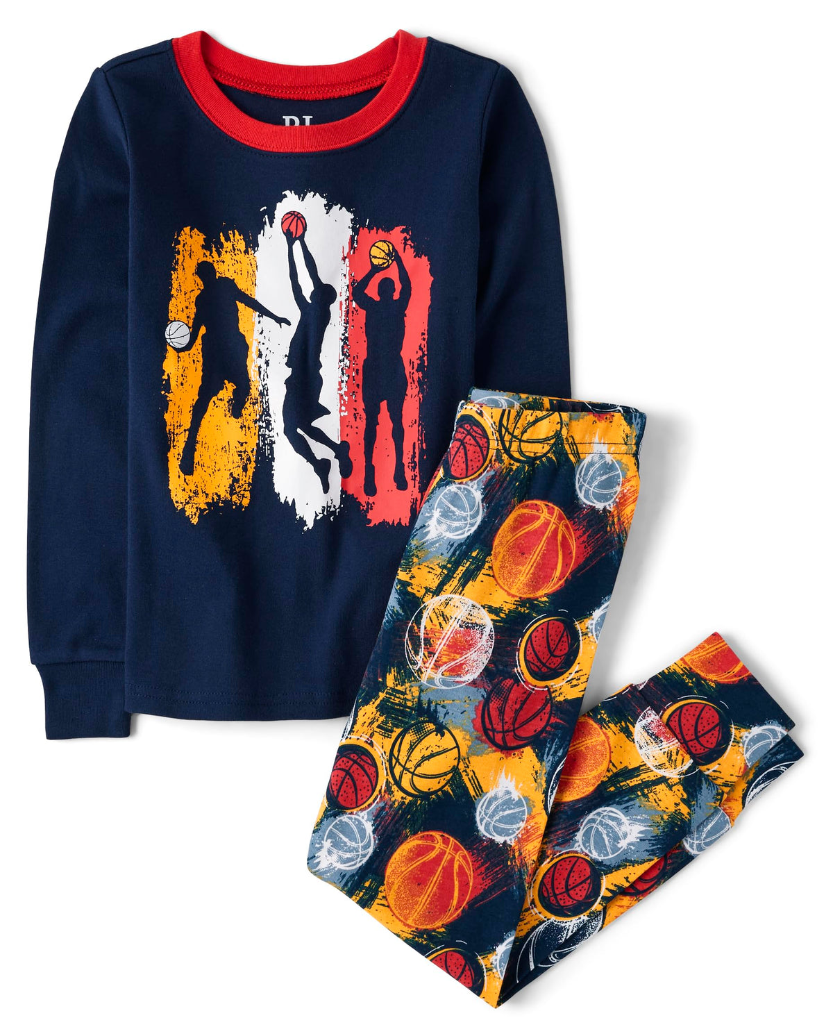 The Children's Place Boys' 100% Cotton Long Sleeve Top and Pants,2 Piece Pajama Set