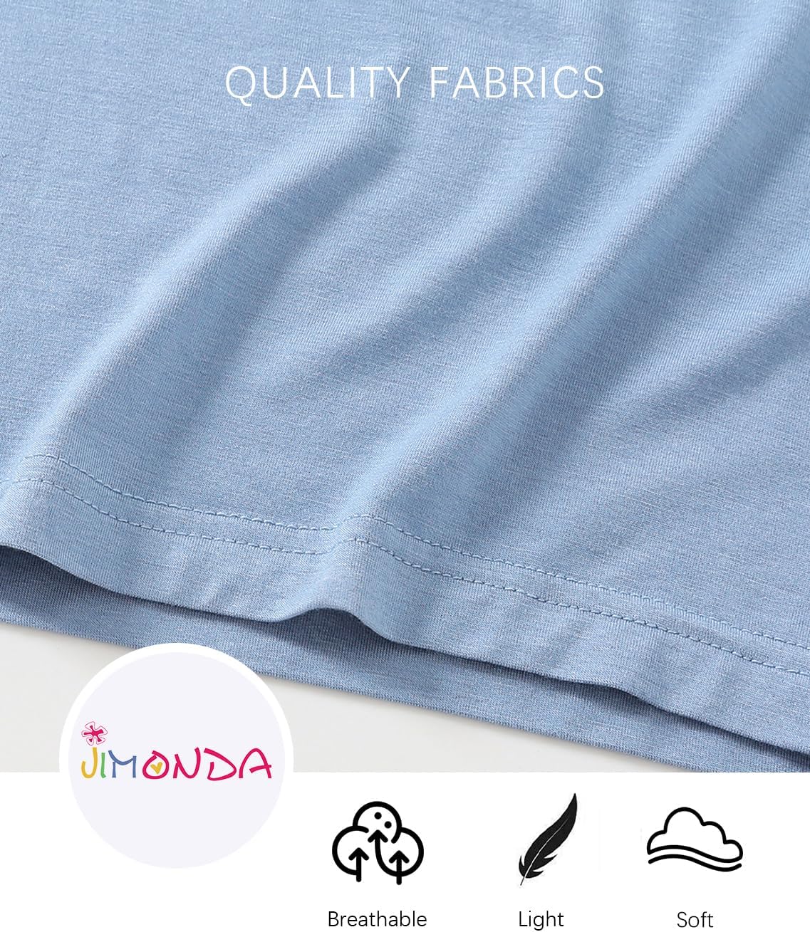 Jimonda Kids Bamboo Rayon Pajamas Set Kids Sleepwear