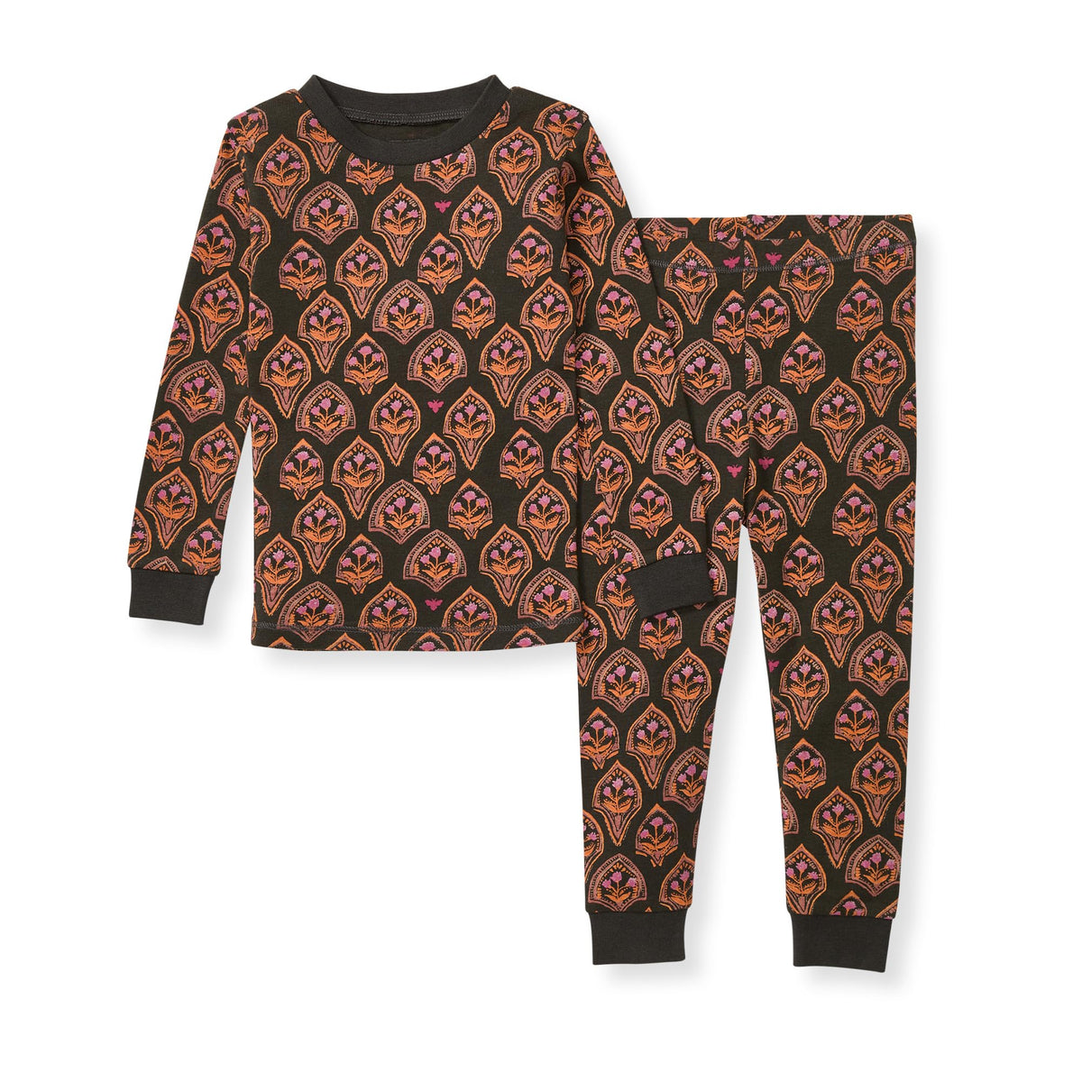 Burt's Bees Baby Girls Organic Cotton Pajamas, Toddler PJ Set, 2-PC