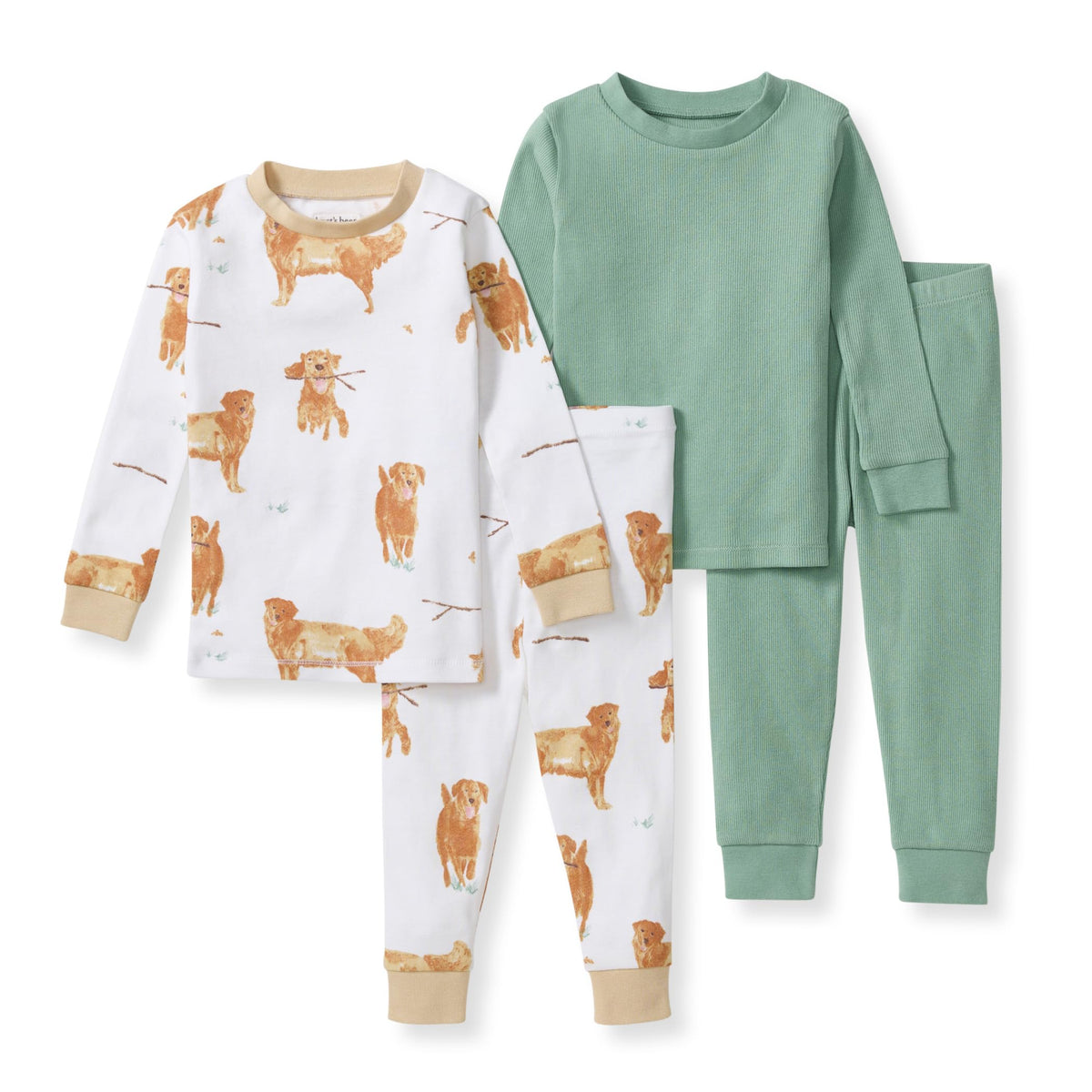 Burt's Bees Baby Organic Cotton Pajamas for Boys, Toddler PJ Set