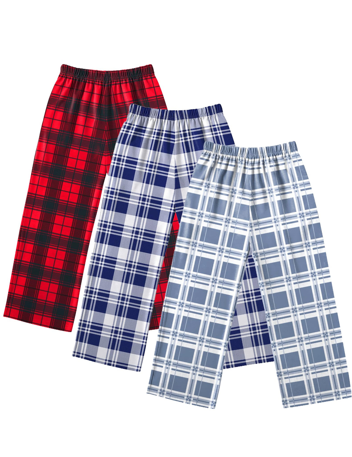 Ekouaer Boys Pajama Pants 3 Pack Sleep Kids Pajama Bottoms