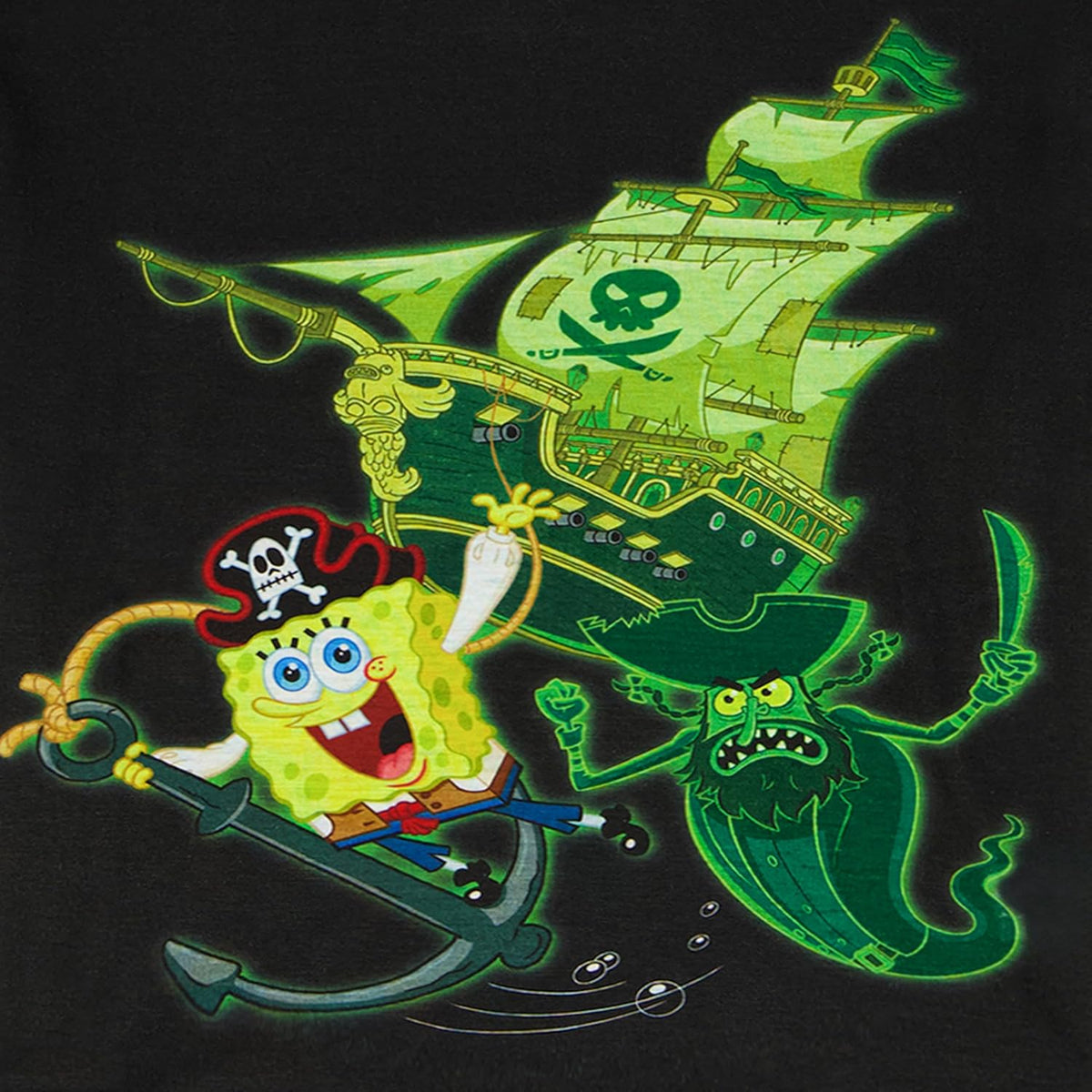 Nickelodeon Boys' SpongeBob SquarePants Movie 2-piece Loose-fit Pajama Set