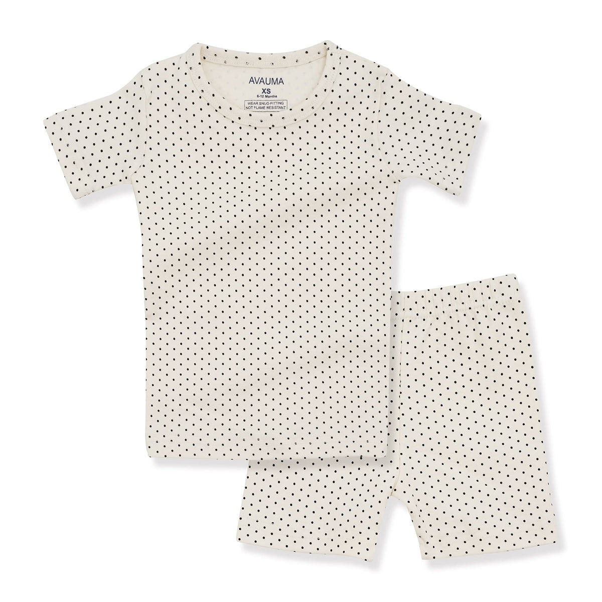 AVAUMA Baby Boys Girls Pajama Set 6M-7T Kids Cute Toddler Snug fit Pattern Design Pjs Cotton Sleepwear