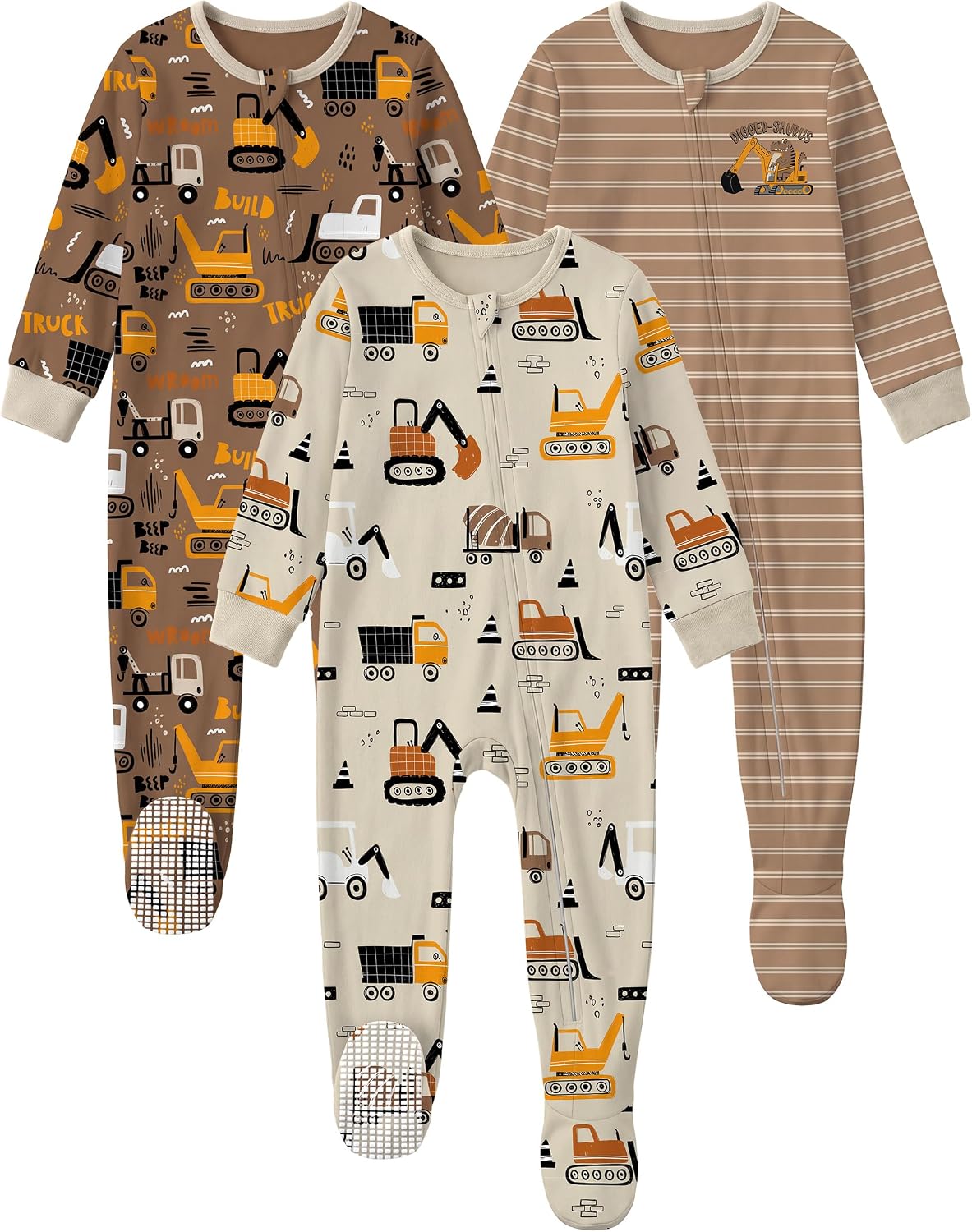 Yoofoss Toddler Pajamas 100% Organic Cotton Baby Sleepers for Boy Girl