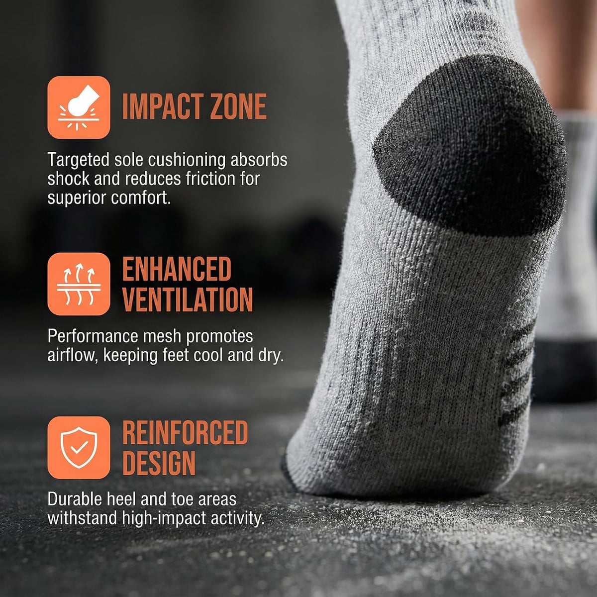 20 Pairs Crew Athletic Socks for Kids Breathable Cushion Crew Socks for Kids Sport Running Traveling