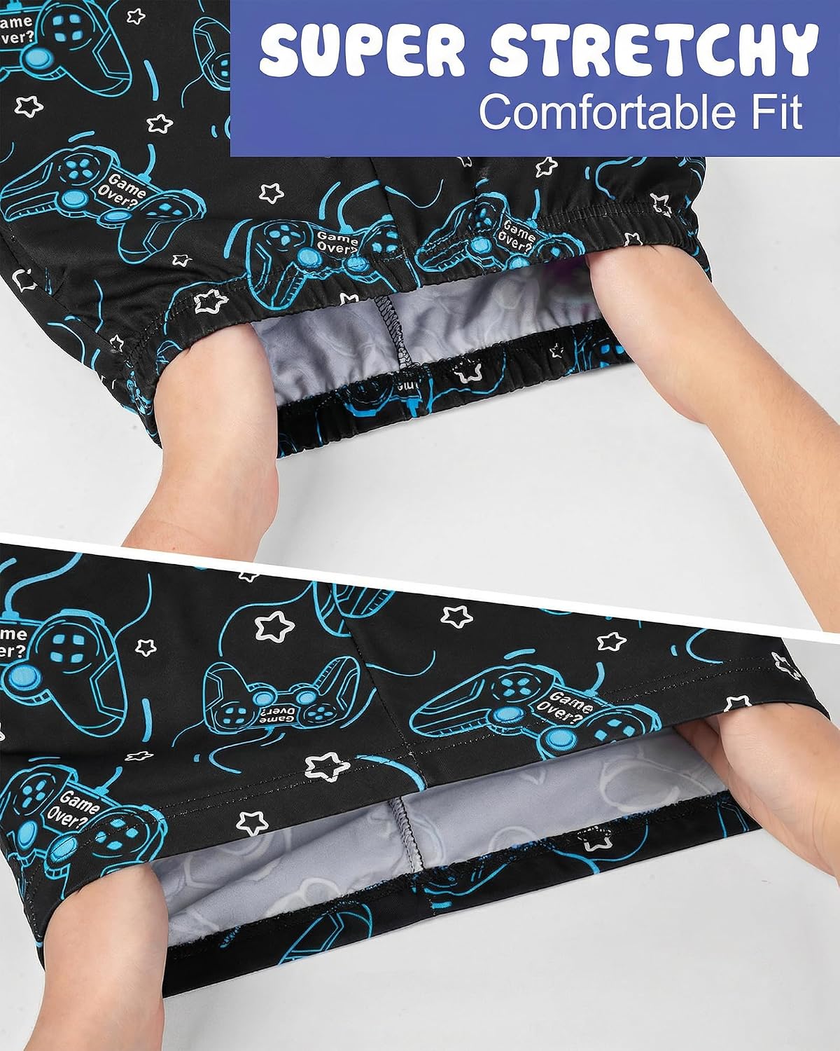 Fiodrimy Boys Pajamas Big Boys Pjs Set 2-Piece ank Top & Shorts Sleepwear Cute Comfy Kid Clothes Size 8-16