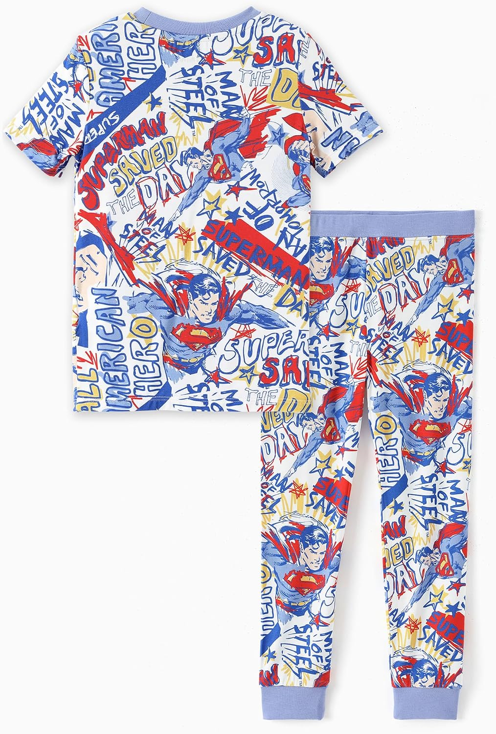 DC Comics Justice League Viscose from Bamboo Boy Superman Batman Pajama Set
