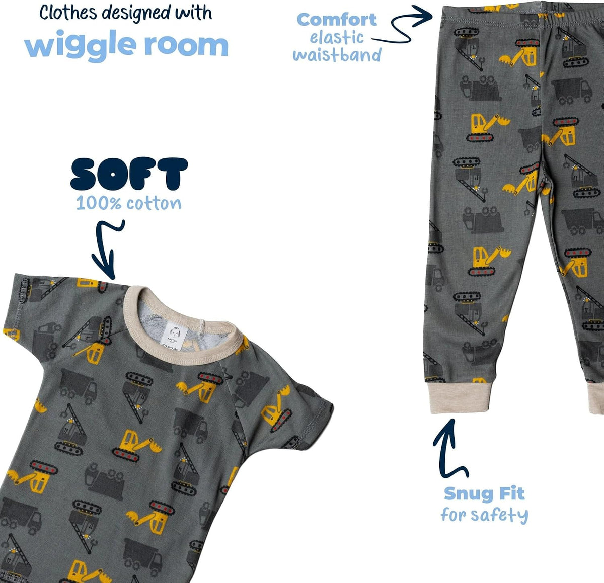Gerber Baby Boys 4 Piece Pajama Set