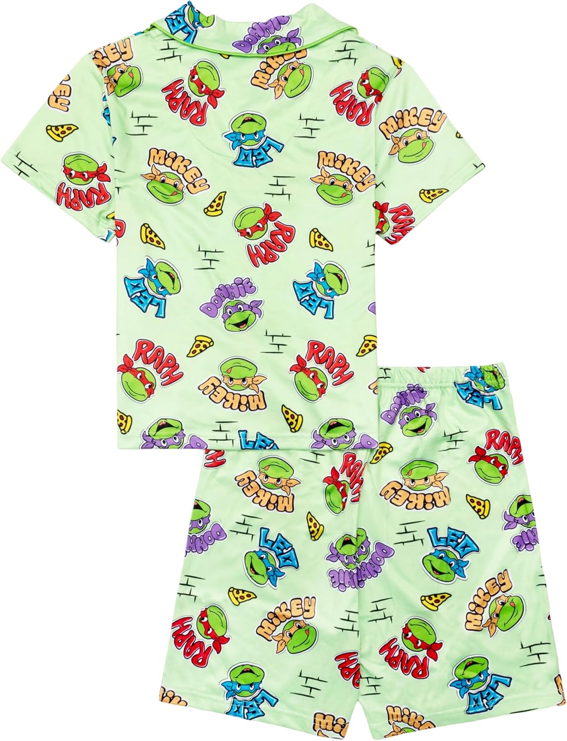 Nickelodeon Boys' 2-piece Loose-fit Button-Down Matching Pajama Set