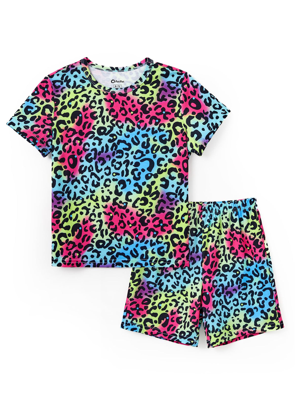 PATPAT Boys Pajamas Short Sleeve T-Shirt and Shorts 2-Piece Sleepwear