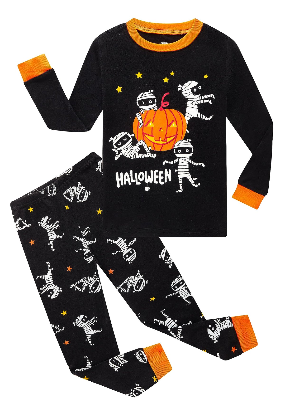 Family Feeling Kids & Toddler Boys Pajamas 2 Piece Pjs Set 100% Cotton Sleepwear