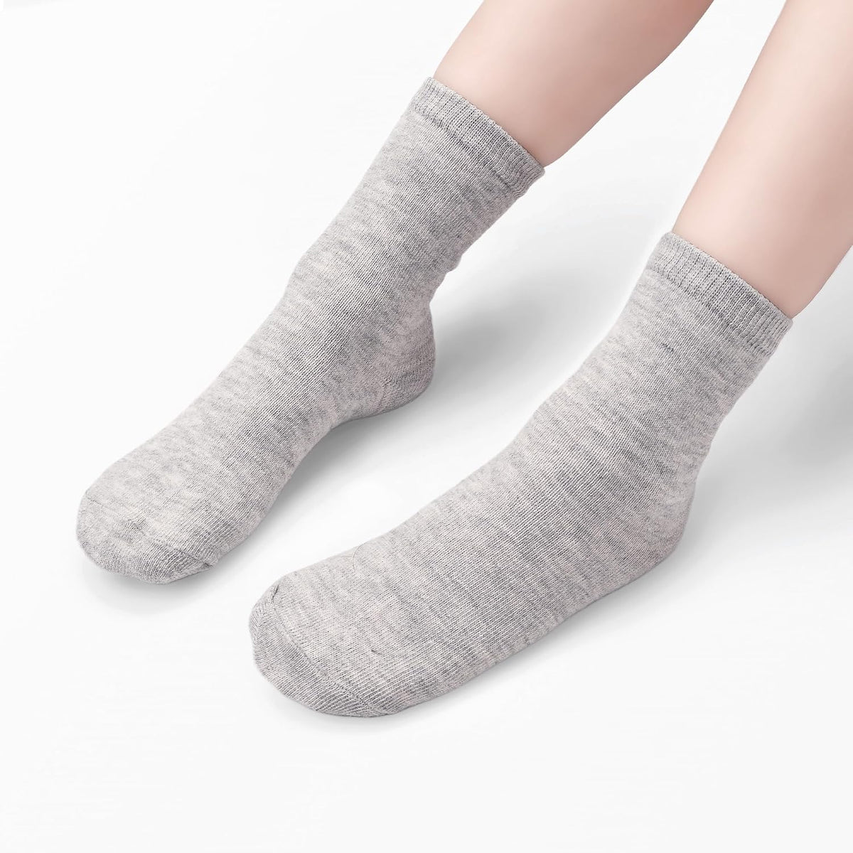 ZERULETS 15 Pairs Kids Socks Toddler Crew School Athletic Socks 1-14 Years