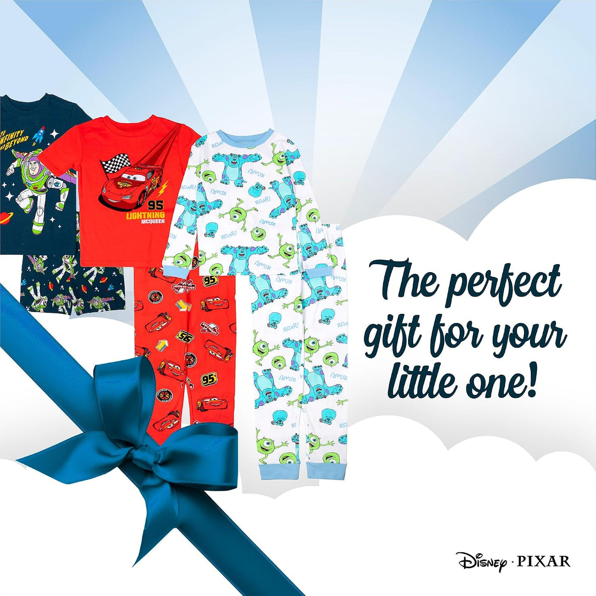 Disney Unisex Kids' 6-piece Snug-fit Cotton Matching Comfortable Pajama Set, Soft & Cute for Kids