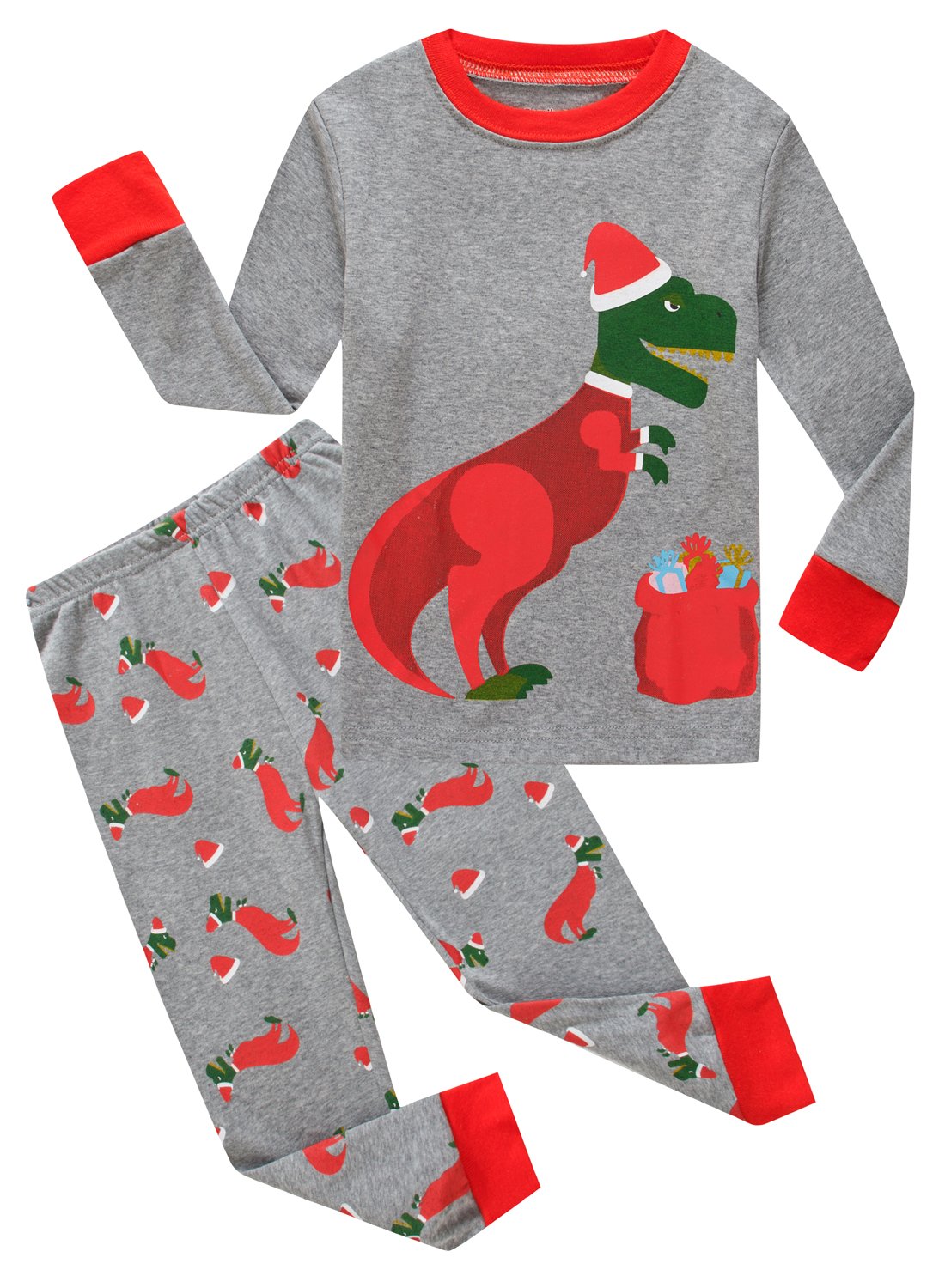 Family Feeling Little Boys Pajamas Sets 100% Cotton Long sleeve Pjs