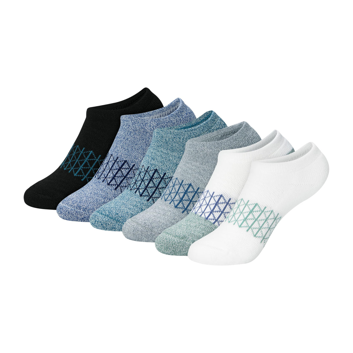 Hanes Boy's Socks, Ankle, Crew, & No Show 6-pack, Absolute Active Cushioned Sports Socks for Boys, Moisture-wicking Athletic