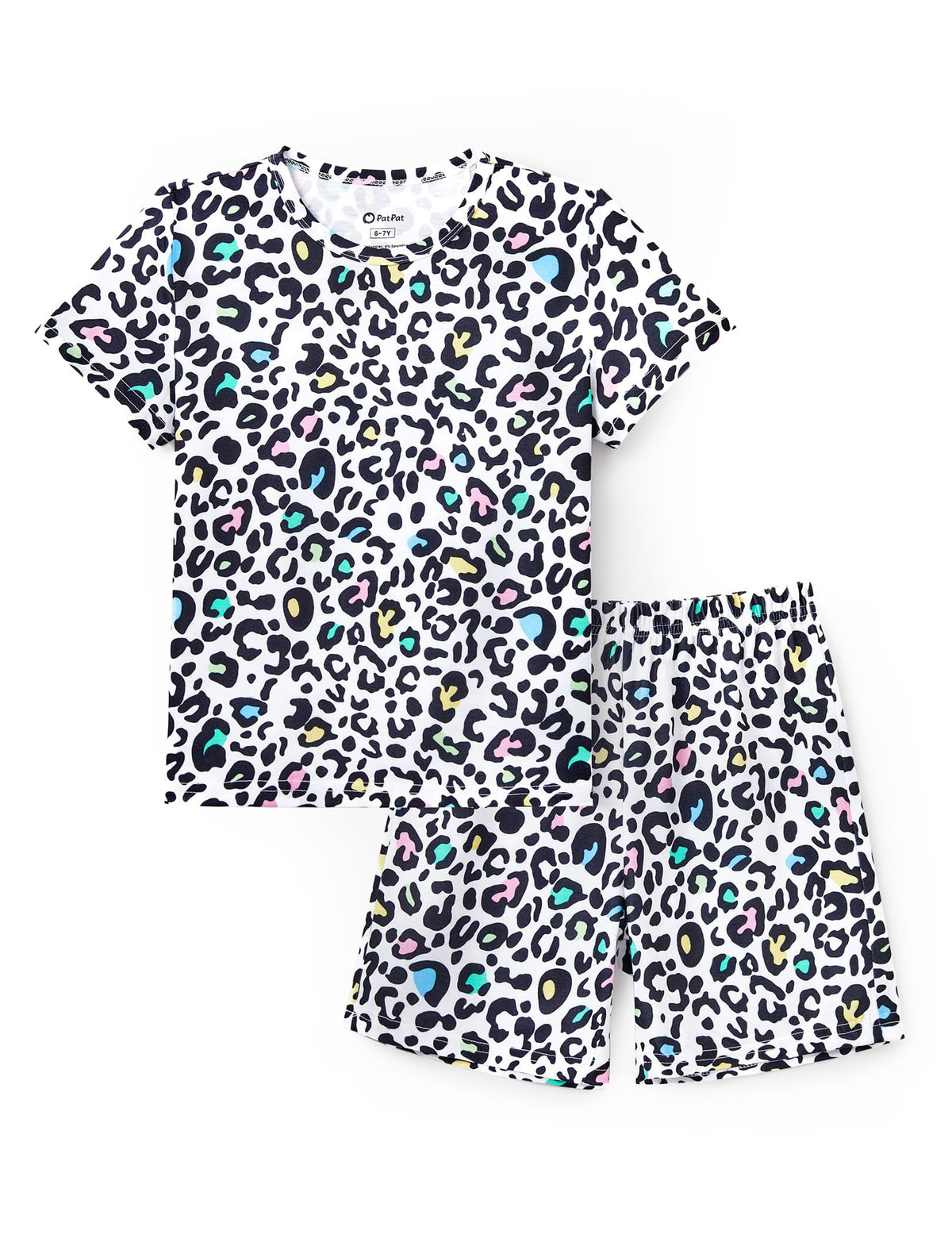 PATPAT Boys Pajamas Short Sleeve T-Shirt and Shorts 2-Piece Sleepwear