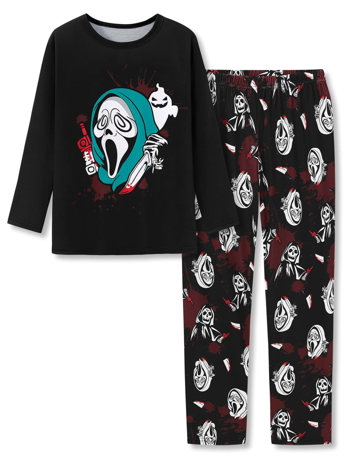 Beezizac Boys Pajamas Game/Ninja/Dinosaur Long Sleeve & Pants PJ Size 6-18