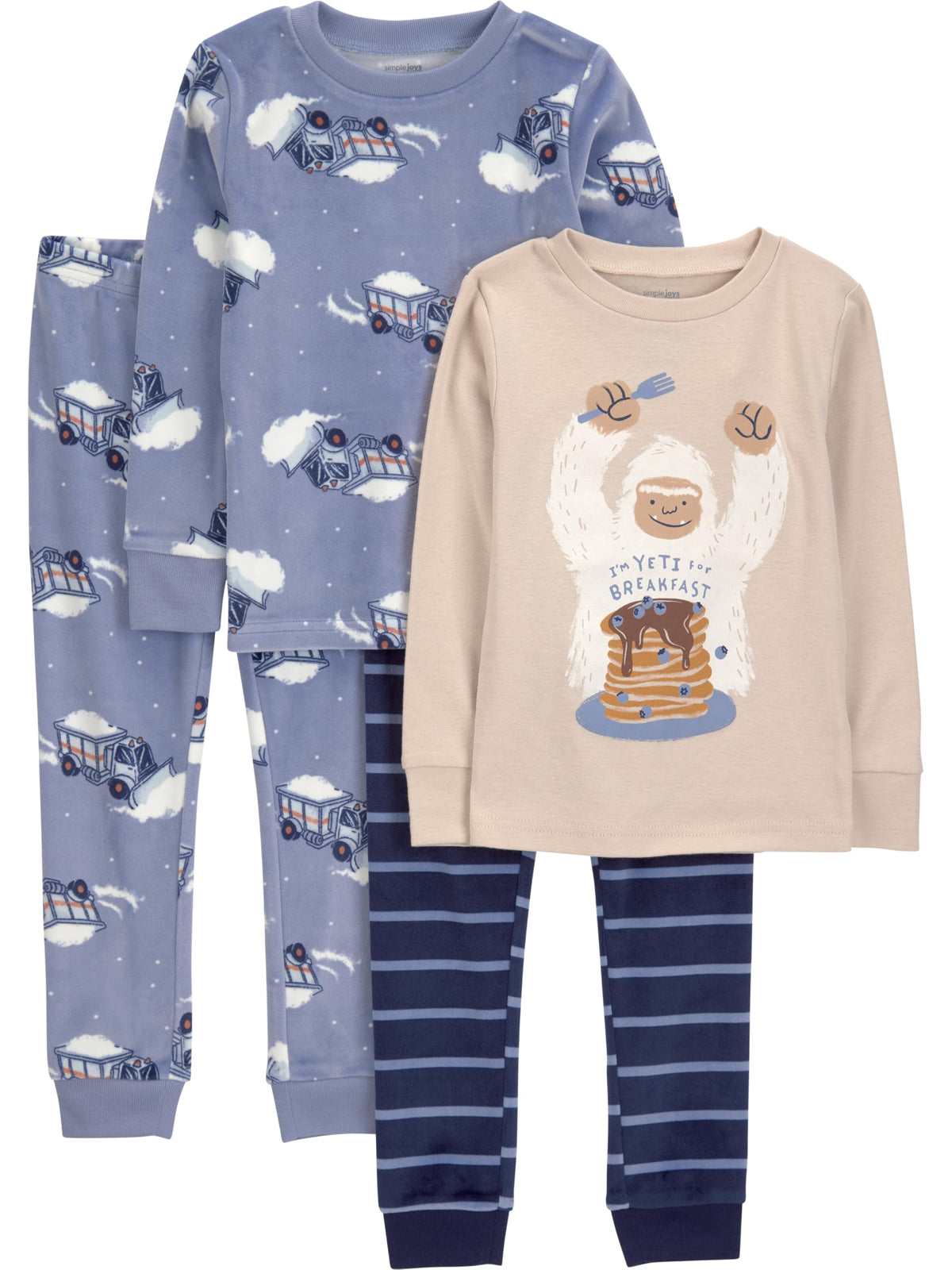 Simple Joys by Carter's Boys 4 piece Pajama Set