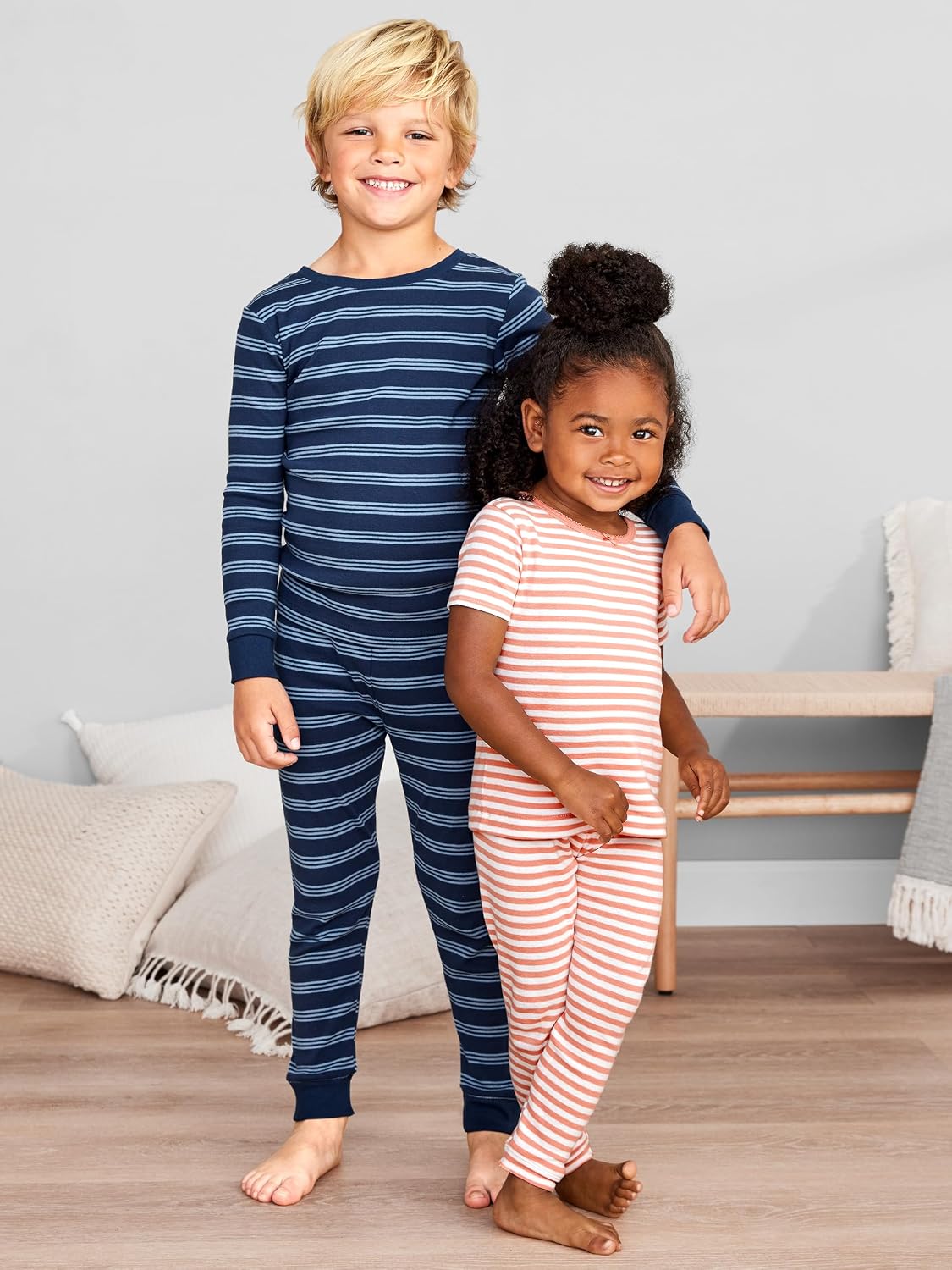 Simple Joys by Carter's Girls 6-piece Snug Fit Cotton Pajama Set