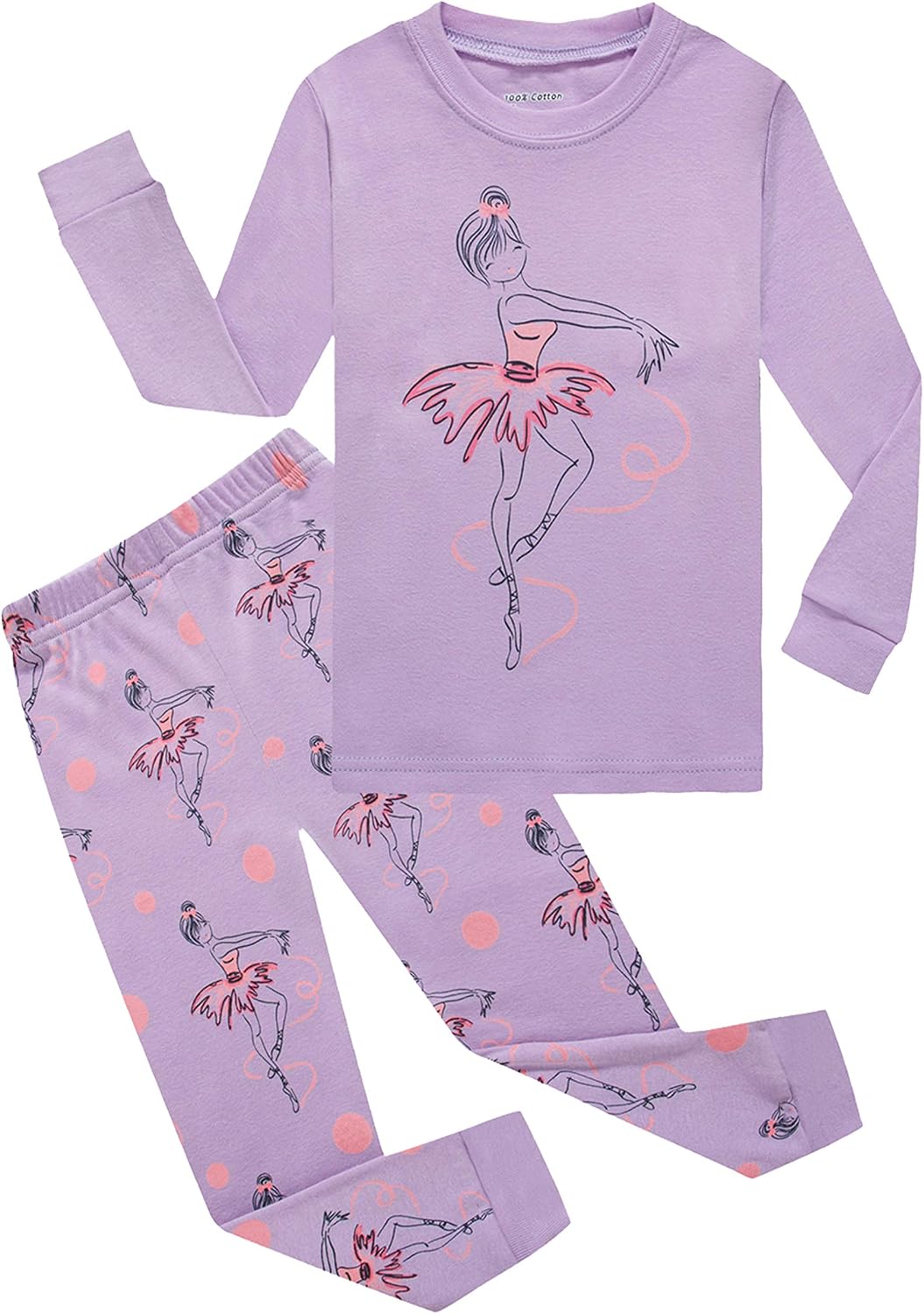 Family Feeling Little Boys Pajamas Sets 100% Cotton Long sleeve Pjs