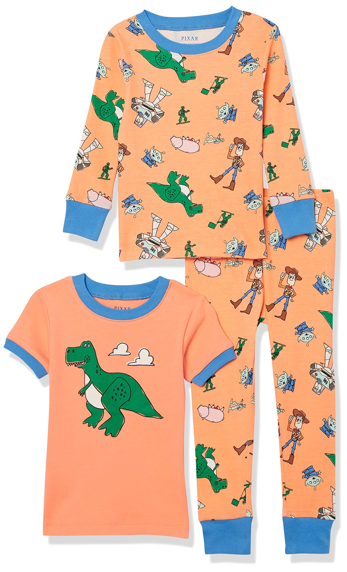 Amazon Essentials Disney | Marvel | Star Wars Boys and Toddlers' Snug-Fit Cotton Pajama Sleepwear Sets