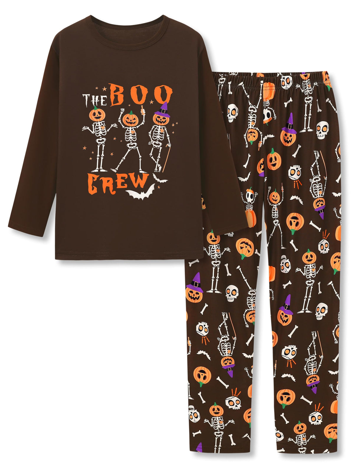 Tebbis Boys Trendy Graphic Long Sleeves & Pants Winter Pajamas Sizes 6-18