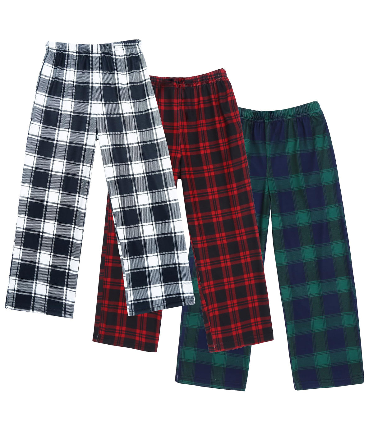 Ekouaer Boys Pajama Pants 3 Pack Sleep Kids Pajama Bottoms