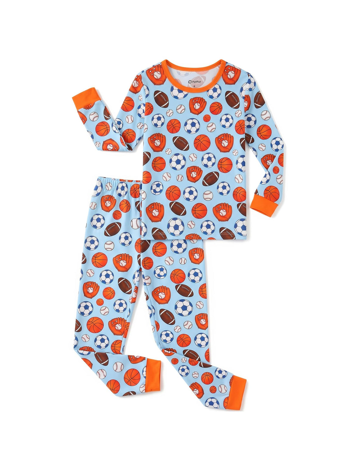 PATPAT Boys Pajamas Short Sleeve T-Shirt and Shorts 2-Piece Sleepwear