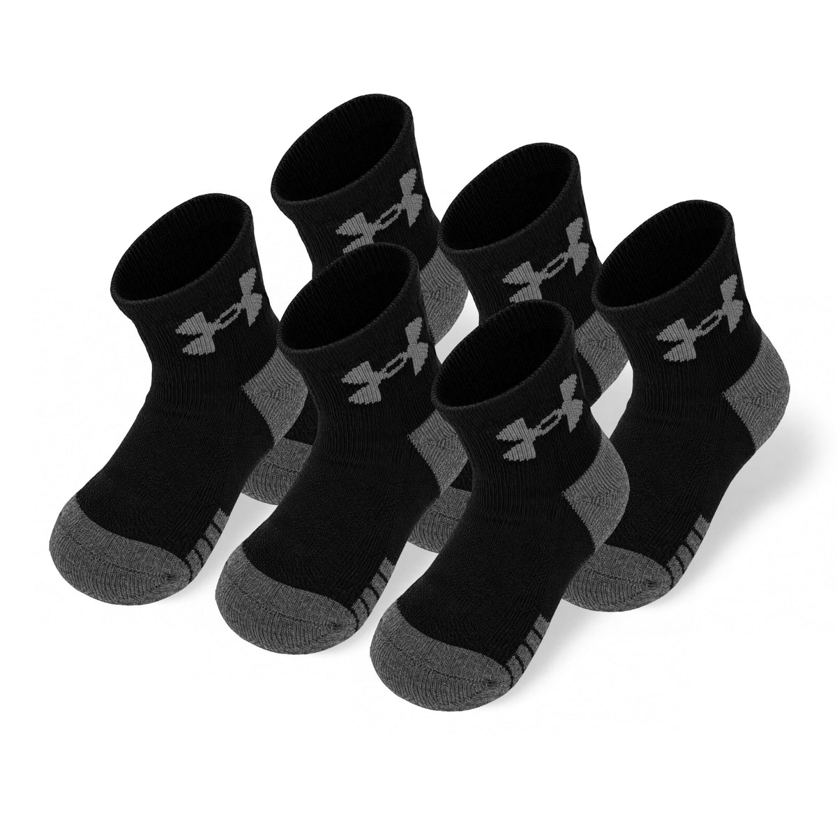 Under Armour boys Multi Pack Essential Quarter Sock