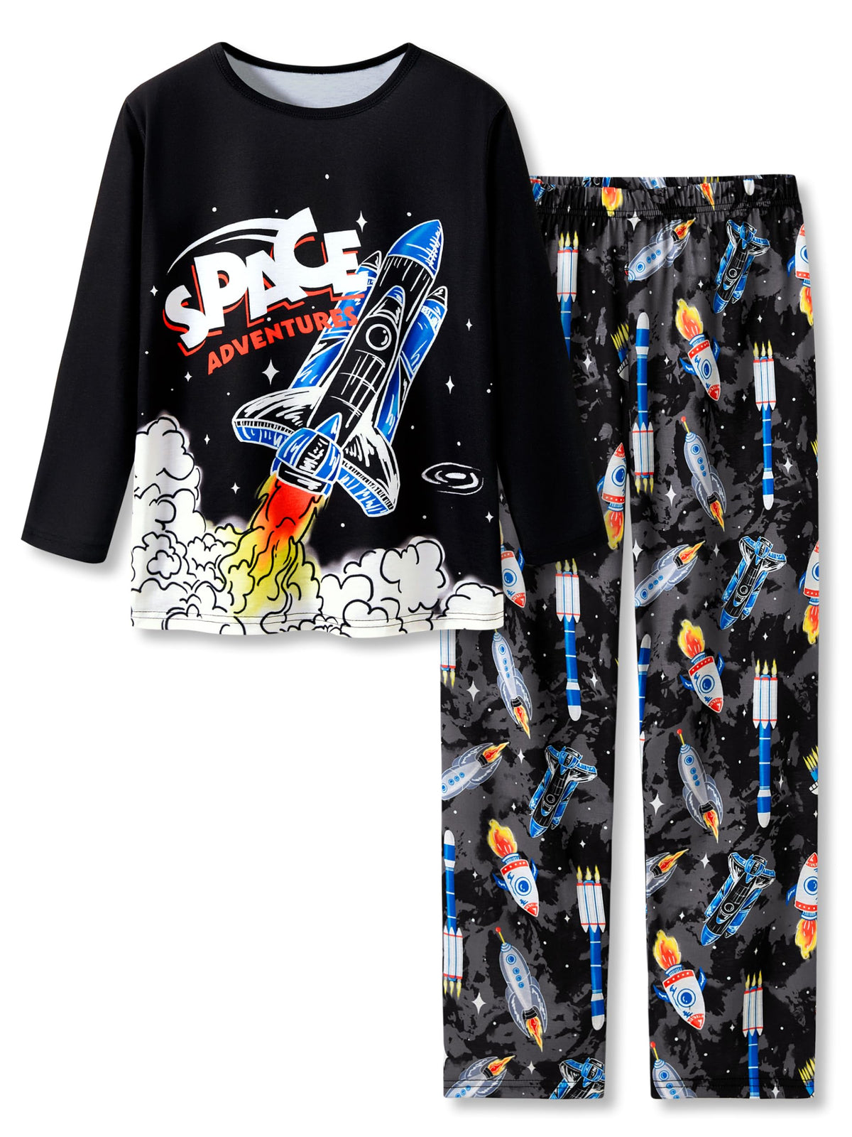 Beezizac Boys Pajamas Game/Ninja/Dinosaur Long Sleeve & Pants PJ Size 6-18