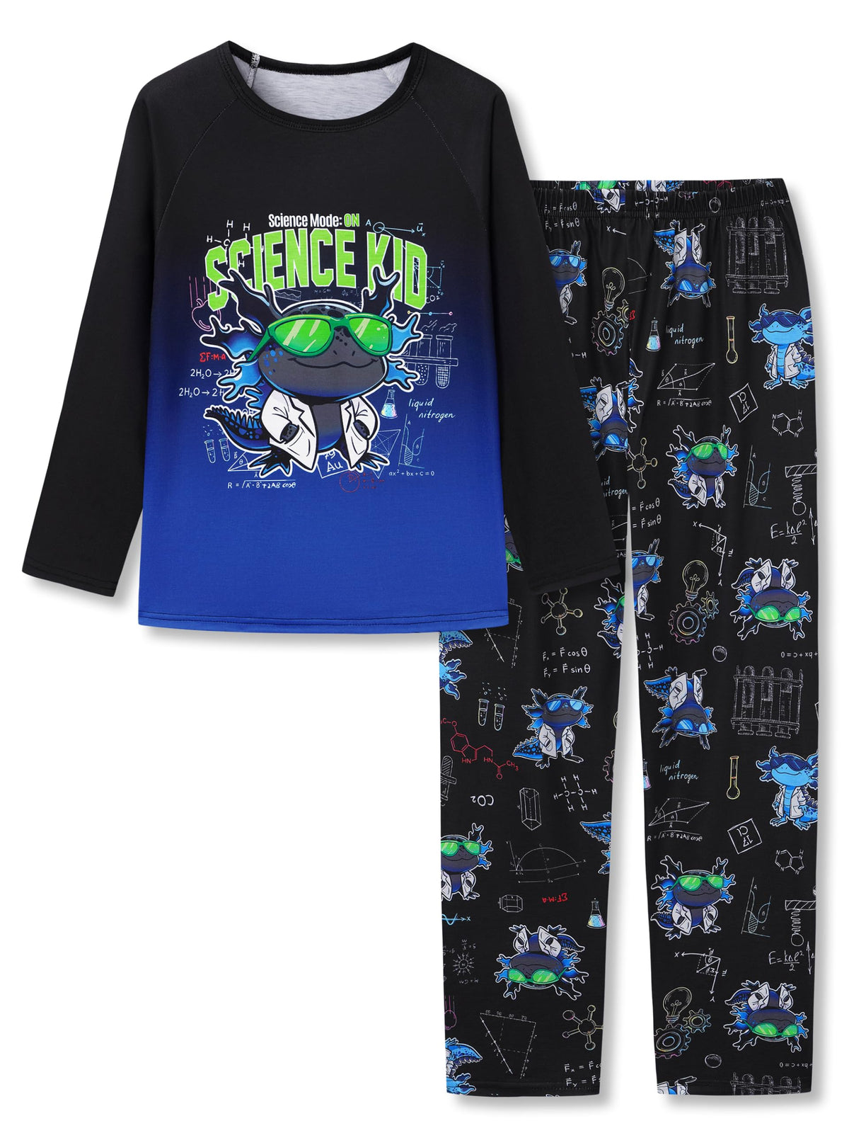 Beezizac Boys Pajamas Game/Ninja/Dinosaur Long Sleeve & Pants PJ Size 6-18