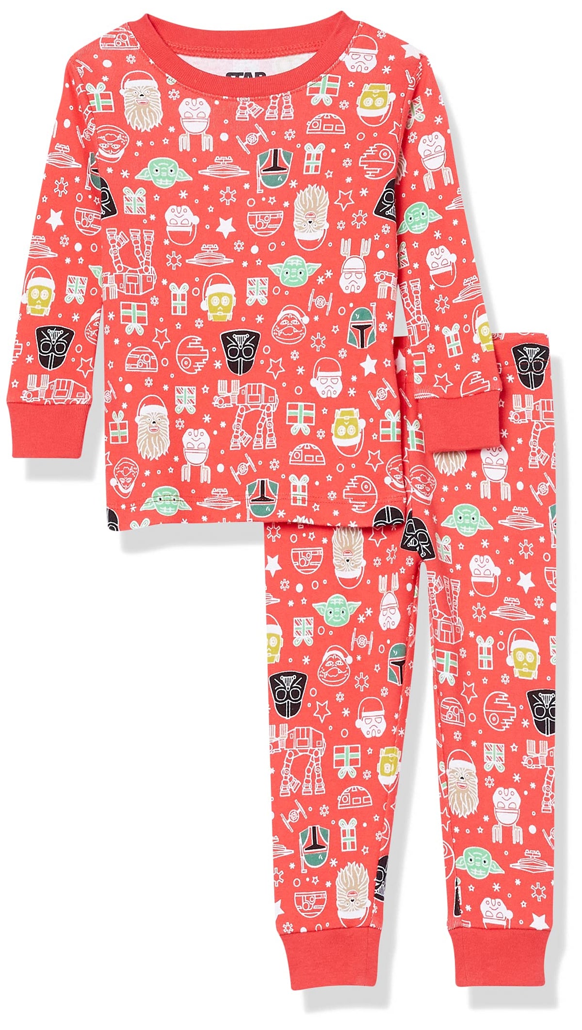Amazon Essentials Disney | Marvel | Star Wars Boys' Snug-Fit Cotton Pajama Sleepwear Sets