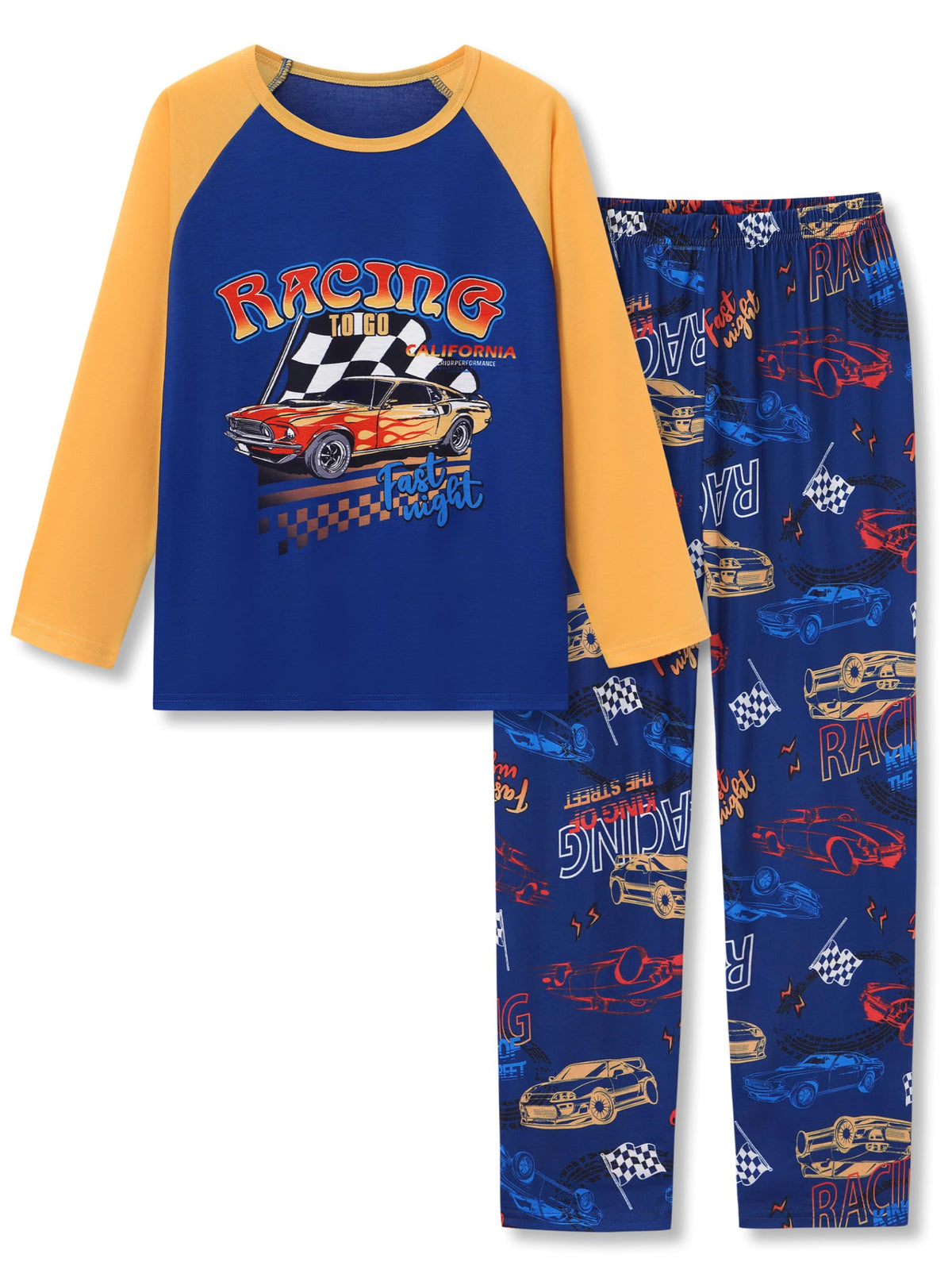 Beezizac Boys Pajamas Game/Ninja/Dinosaur Long Sleeve & Pants PJ Size 6-18