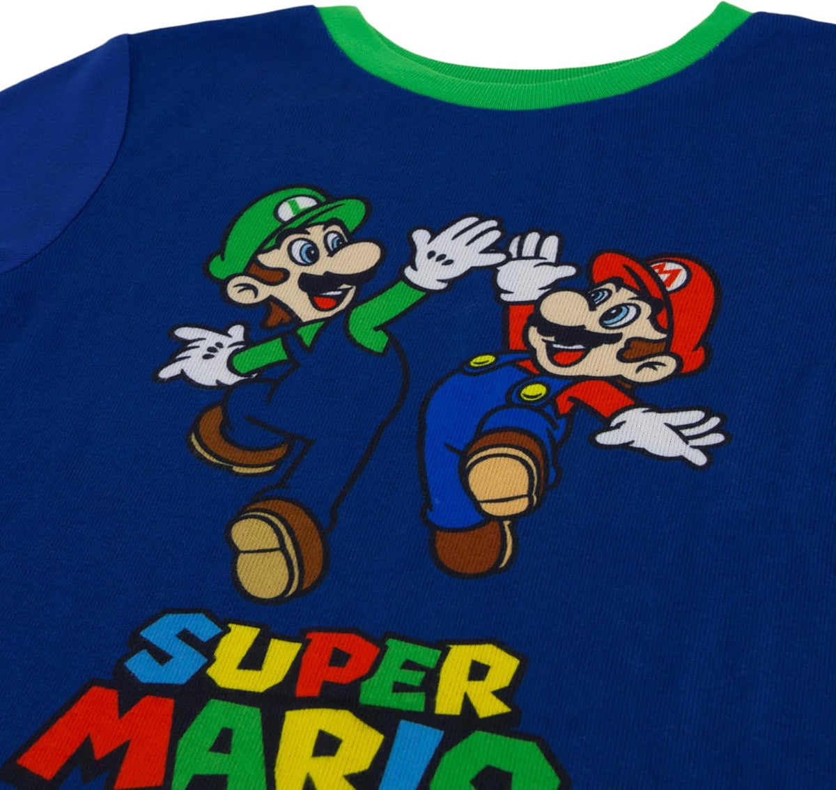 Nintendo Boys' 2-piece Loose-fit Pajama Set, Matching Short-Sleeve Pajamas