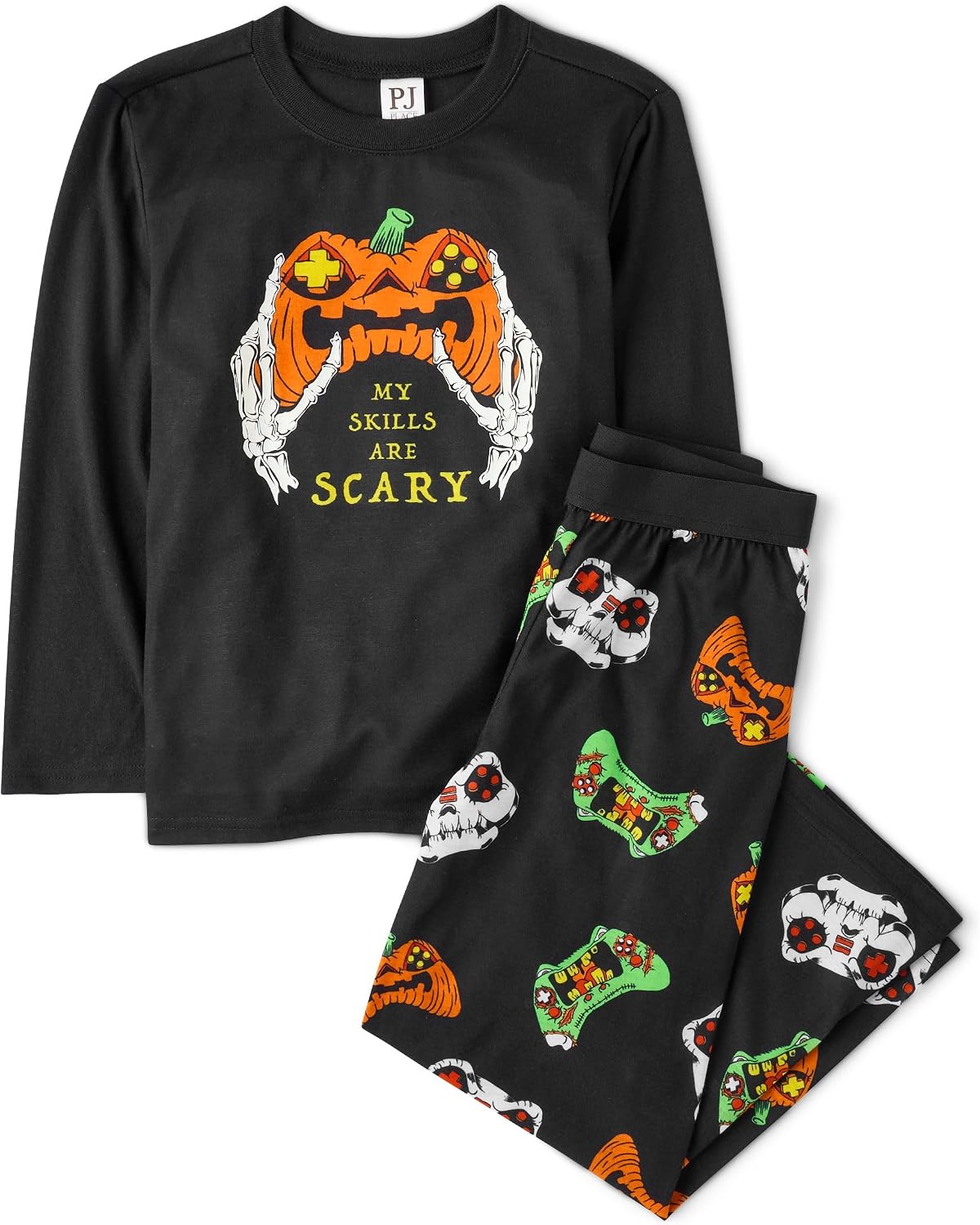 The Children's Place Family Matching Holiday Long Sleeve Pajama Sets, Fleece