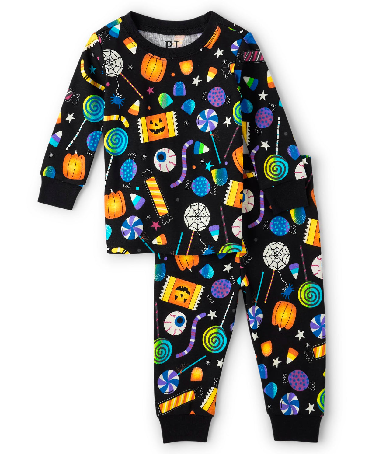 The Children's Place Baby and Kids' Sibling Matching Halloween and Holiday Pajama Sets, Cotton
