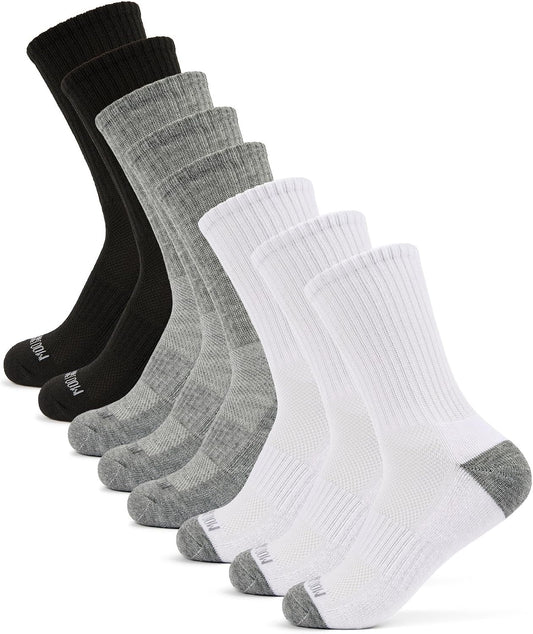 Fruit of the Loom Boys Coolzone Socks, Breathable with Half Cushion (Multi-Packs)