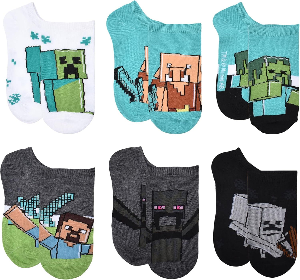 Minecraft boys Multi-pack Socks