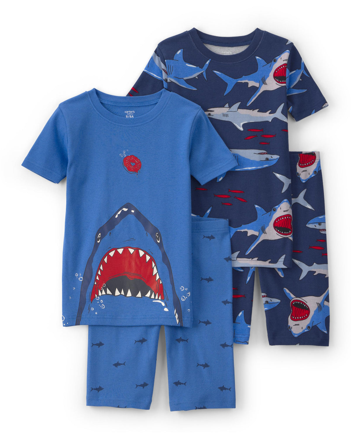Carter's Boys' 4-piece Tight Fit Cotton Pajama Set