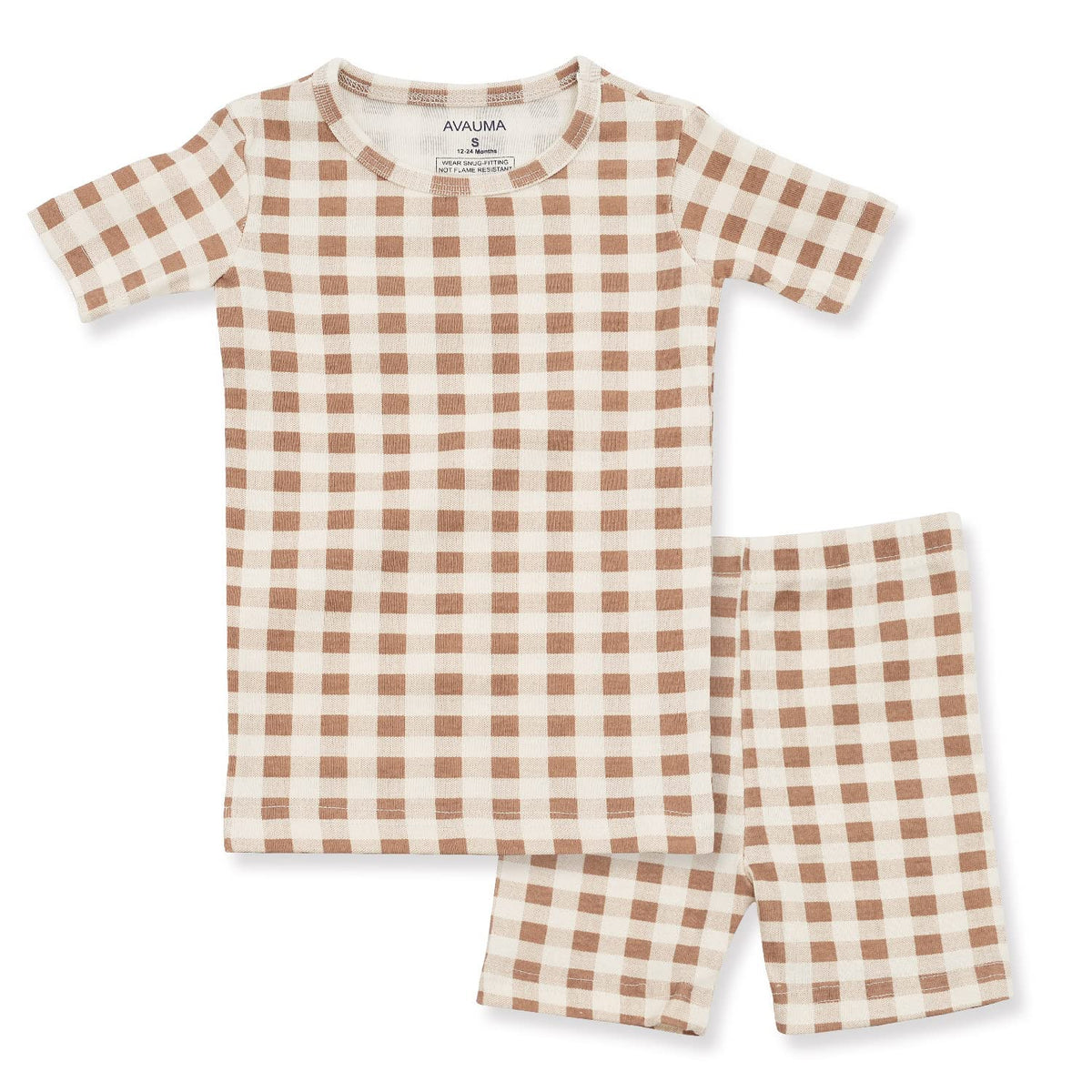 AVAUMA Baby Boys Girls Pajama Set 6M-7T Kids Cute Toddler Snug fit Pattern Design Pjs Cotton Sleepwear