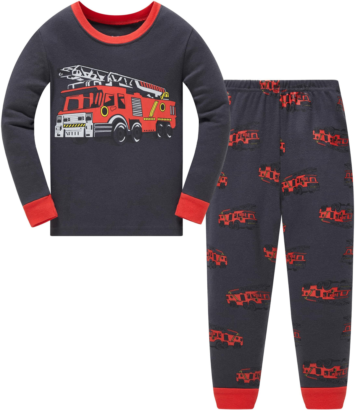 Toddler Boys Pajamas Set 100% Cotton Winter Warm 2 Piece Long Sleeve Pjs