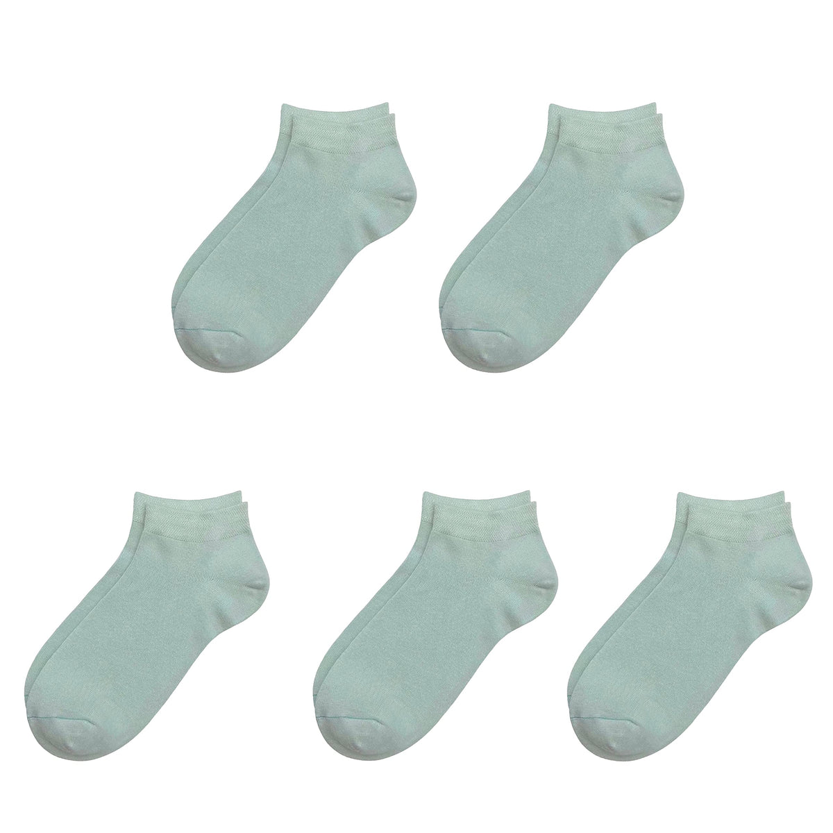 SERISIMPLE Viscose Bamboo School Socks Ankle Super Soft Kids Socks Stretch Cuffs Athletic Socks Odor Anti-odor 5 Pairs
