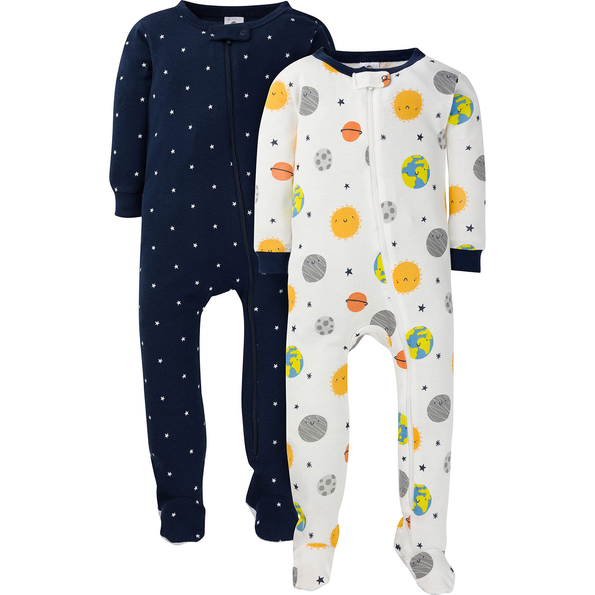 Gerber Baby Boys 2-Pack Footed Pajamas