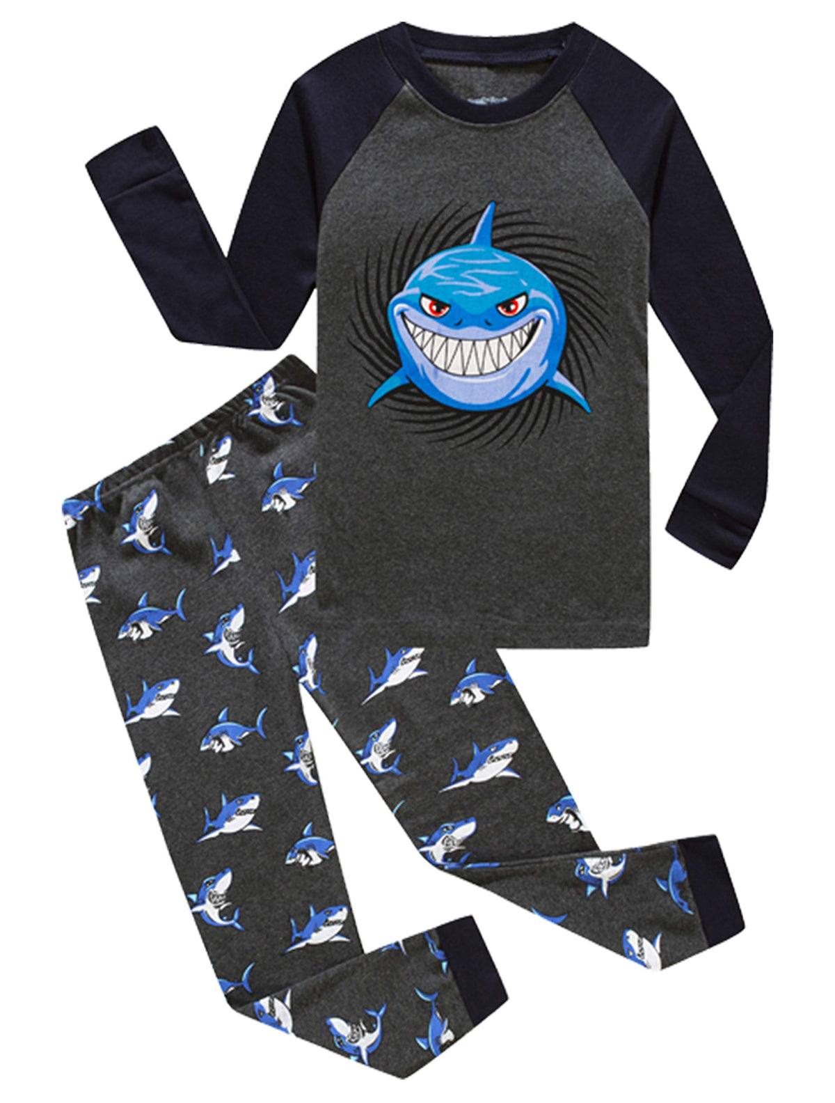 Family Feeling Little Big Boy Pajamas Sets 100% Cotton Pjs Kids Jammies
