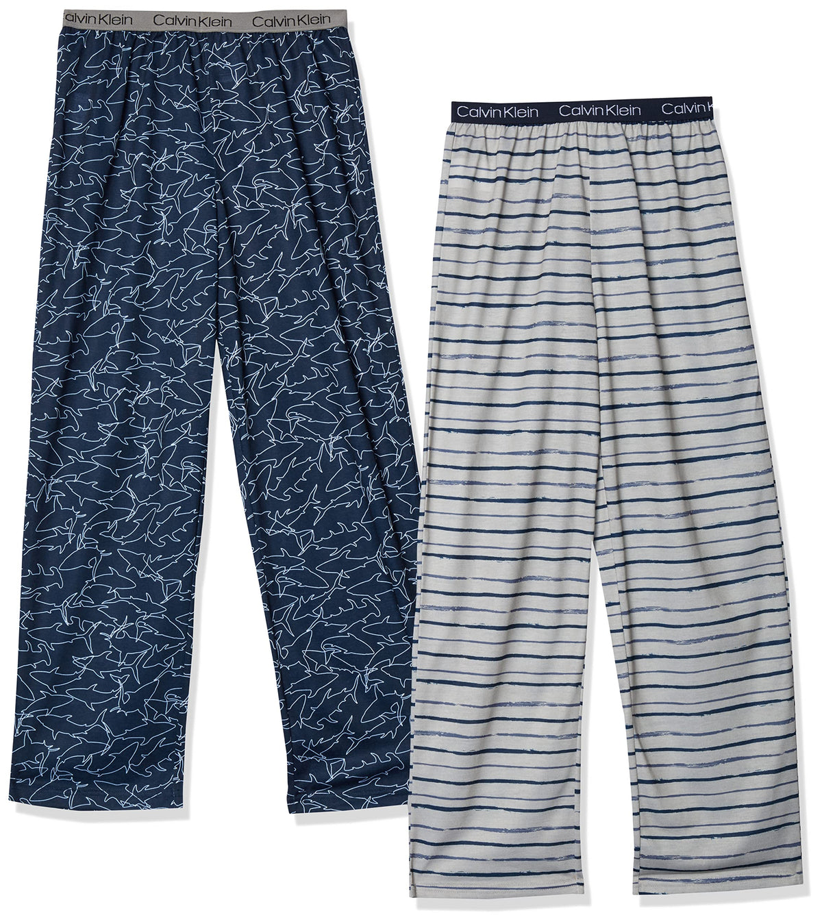Calvin Klein Kids Boys' Super Soft Brushed Micro Pajama Pant 2-Pack